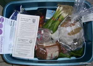 Box of groceries